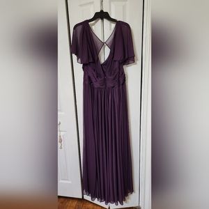 David's Bridal Size 22 Purple/Plum Bridesmaids Dress